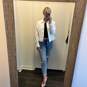 Karl Lagerfeld White denim jacket